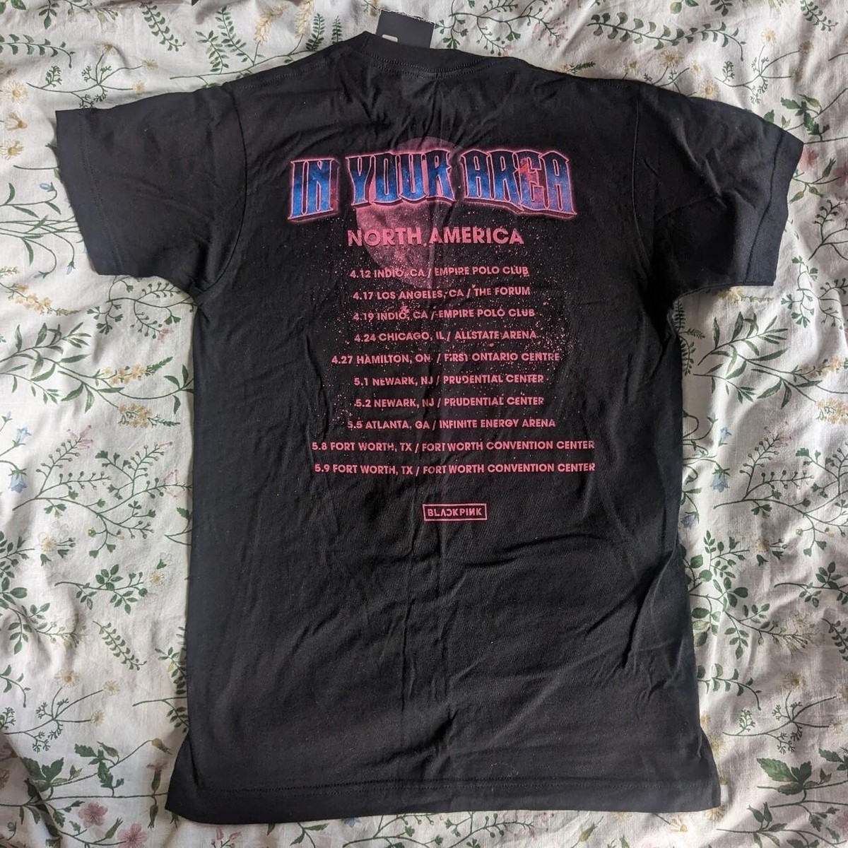 Blackpink In Your Area US Tour 2019 Official Tour Shirt NWT | eBay