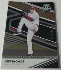 2020 Elite Extra Edition LEVI THOMAS Rookie Base #/999 San Diego Padres RC