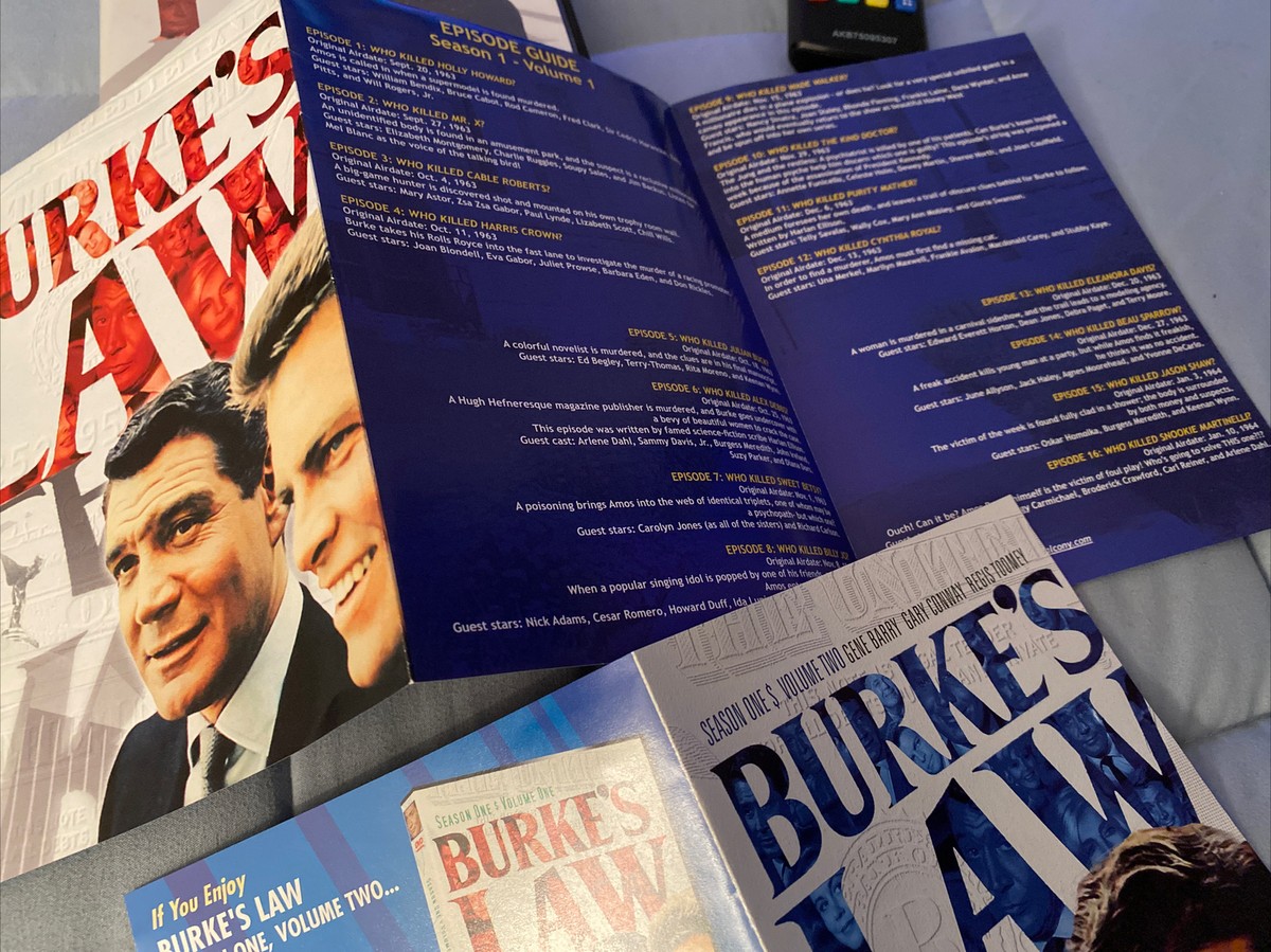 Burke's Law Complete Season One 1 DVD, 32 Episodes on 8 DVD