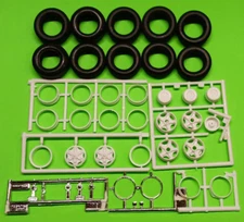 AMT Autocar DC-9964B Dump Truck 1/25 Uniroyal tire rim wheel Kelsey-Hayes Gunite