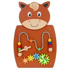 Learning Advantage Horse Activity Wall Panel - Toddler Activity Center - Wall...