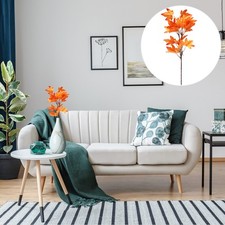 4Pcs Simulated Autumn Bouquet Decor Home Fake Leaves Ornament DIY Flower Prop