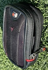 SwissGear 4.25 Black Compact Digital Camera Case w/ Belt Loop Clip Excellent
