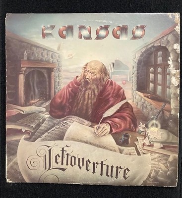 Kansas LEFTOVERTURE 1976 LP Vinyl Album Kirshner Records PZ 34224