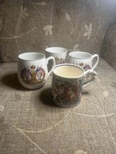 4 Commerative Royaly Mugs Please See Photos