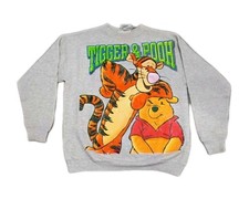 VTG WINNIE THE POOH TIGGER SWEATSHIRT MEDIUM 90s DISNEY WORLD SIZE MEDIUM