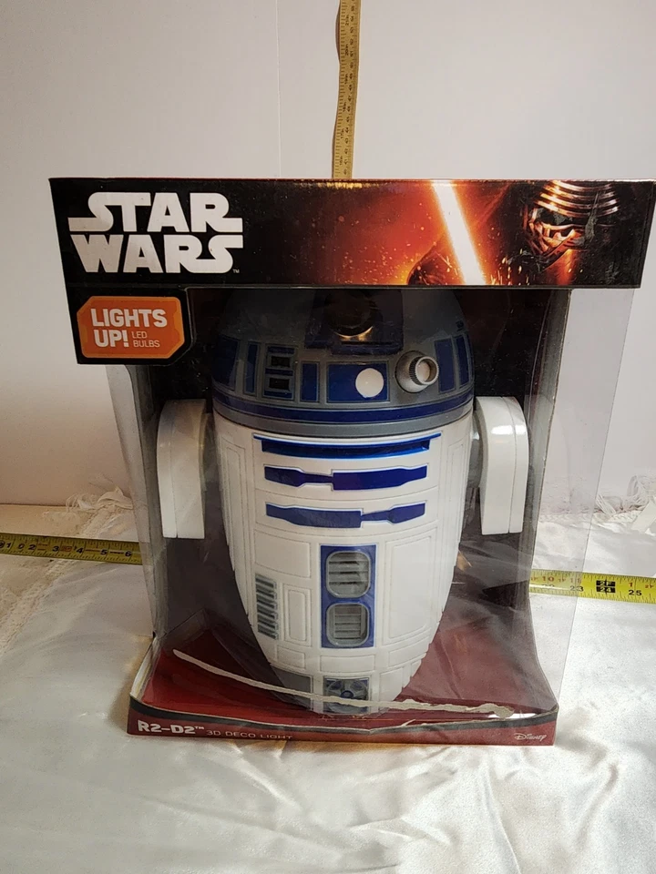 R2-D2 3D LUZ NOCTURNA Star Wars Deco Luz Nocturna FX Pared NUEVO Disney Lite LED r2d2 Foto 2 de 4