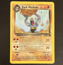 WOTC Pokemon TCG Dark Machoke 40/82 Team Rocket 1999 Unlimited - MP on eBay