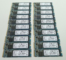 Lot of 20x Toshiba 256GB NVMe M.2 PCIe Gen 3 SSD THNSN256GPUK 8D5HT