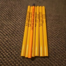 NEW  Alpha Thick Black Lead Pencil Lot Of 6 U...