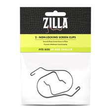 Zilla Reptile Terrarium Fresh Air Screen Non-Locking Clips, 2 Small, Black