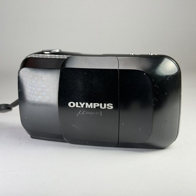 Filmkamera Olympus MJU I Stylus Epic Vintage schwarz Federweg 35mm Point and Shoot
