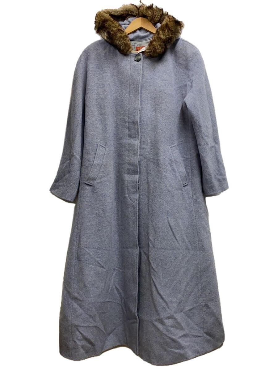 ALTRA Cappotto francese KENZO altri anni 80 giungla con cappuccio M lana blu