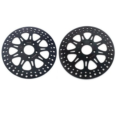 Front Rear 11.5'' Brake Rotors Discs for Harley Dyna FXDWG Wide Glide 2000-2003