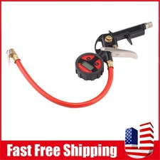 Digital Tire Inflator with Pressure Gauge 0-150PSI Air Chuck for Truck/Car/Bike