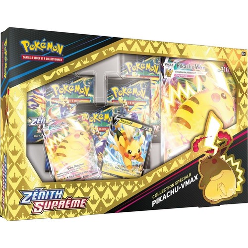Pokémon Coffret Pikachu Zénith Suprême EB12.5 Pikachu V-max - Neuf/Scellé - FR