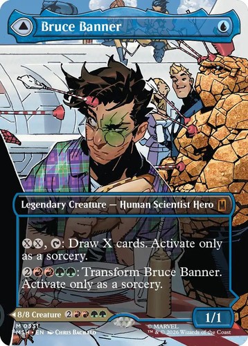Mtg Bruce Banner/Bruce Banner Borderless Foil English | eBay