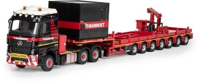 IMC MODELS, MERCEDES-BENZ Arocs 6x4 mit Anhänger für Ballast 7 Achsen MAMMOET...