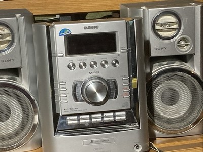 Sony CMT-HP7 Micro Hi-Fi Stereo System Matching Speakers 5 Disc