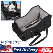 Dog Car Seat Pet Car Booster Seat Center Console Dog Sea for 15 Lbs Small Dogs