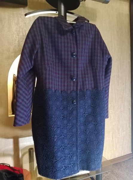 Women Boden Coat Multicolor Wool 38 / M / 46