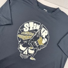 Satisfy Running Stoner Climbing Equipment Graphic T-Shirt Black Mens Size L