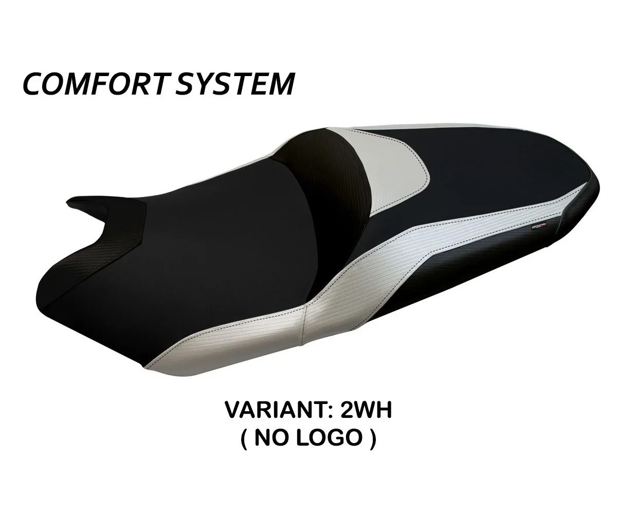 Seat saddle cover Milano 3 Comfort Sys White TPZ YAMAHA T-MAX 530 2017 2020 1JD