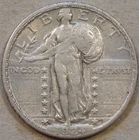 1924-D Standing Liberty Quarter 25c XF as Pictured L3