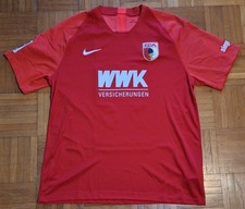 Trikot FC Augsburg Saison 2019/2020 Ausweichtrikot Größe XL mit Flock Uduokhai