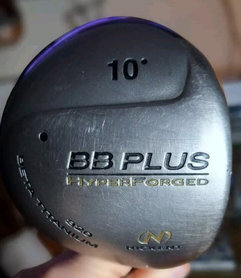 NicKent Driver 10° BB Plus, Hyperforged, Beta Titanium 320, R-Flex, Graphite Sh