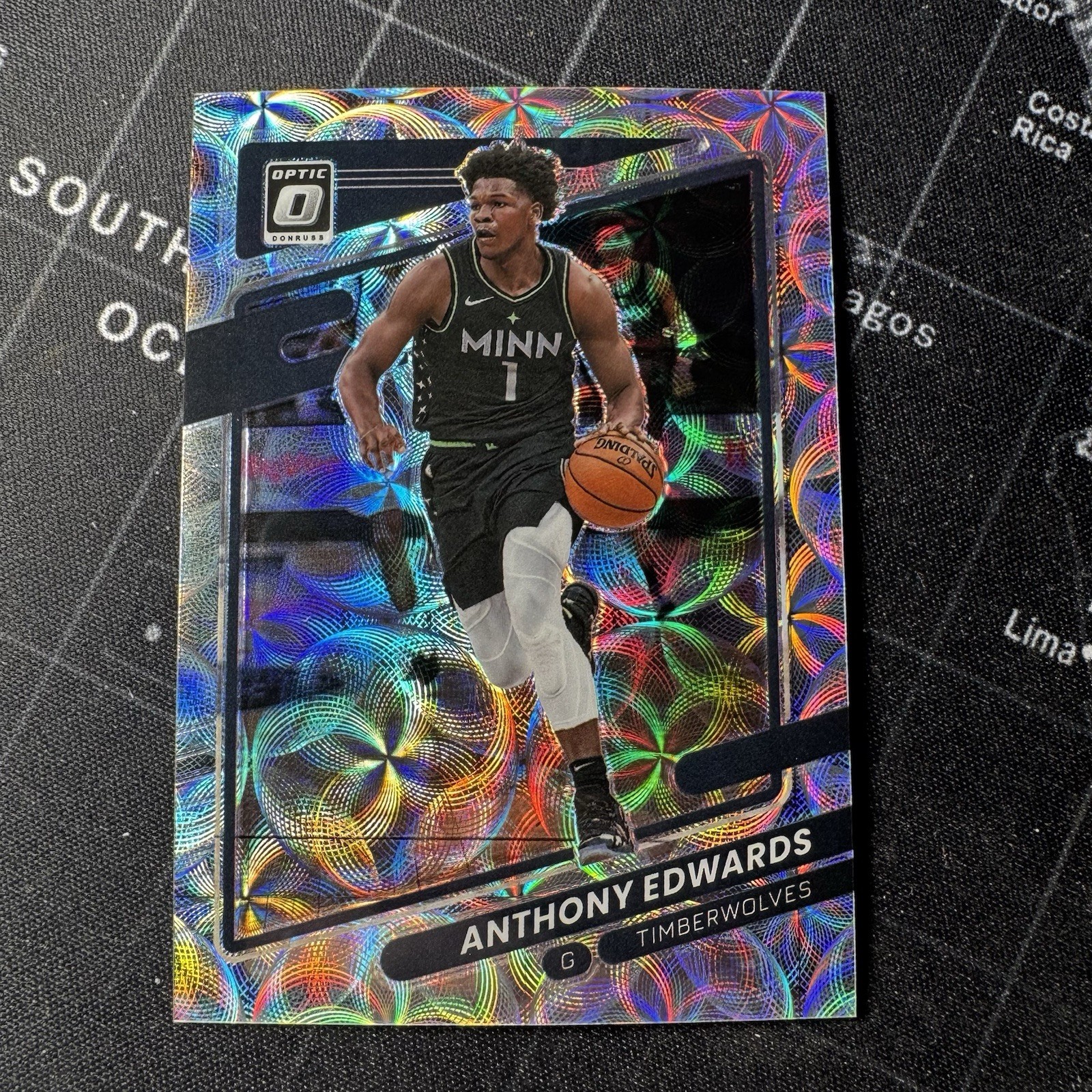 Anthony Edwards /249 2021-22 Donruss Optic Premium Box Set #83