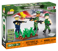 COBI 2047 Vietnam War 3 figurine toy giocattolo blocco militare LEGO COMPATIBILE
