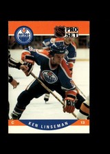 Ken Linseman 1990-91 Pro Set Hockey #444 Edmonton Oilers