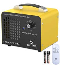 JOBYNA Ozone Generator, 10,000mg/h Remote Control Timing Ozone Machine, High ...