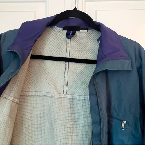 Vintage Patagonia Pullover Jacket Windbreaker Blue Purple Size Small - Picture 9 of 10