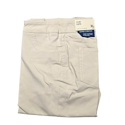 Soft Surroundings Super Stretch Capri Pants Womens XL 18 Tummy Control Slim Fit