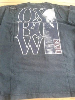 OXBOW Surf KULT Shirt XL schwarz Rundhals Halbarm starke Baumwolle RueckenDesign