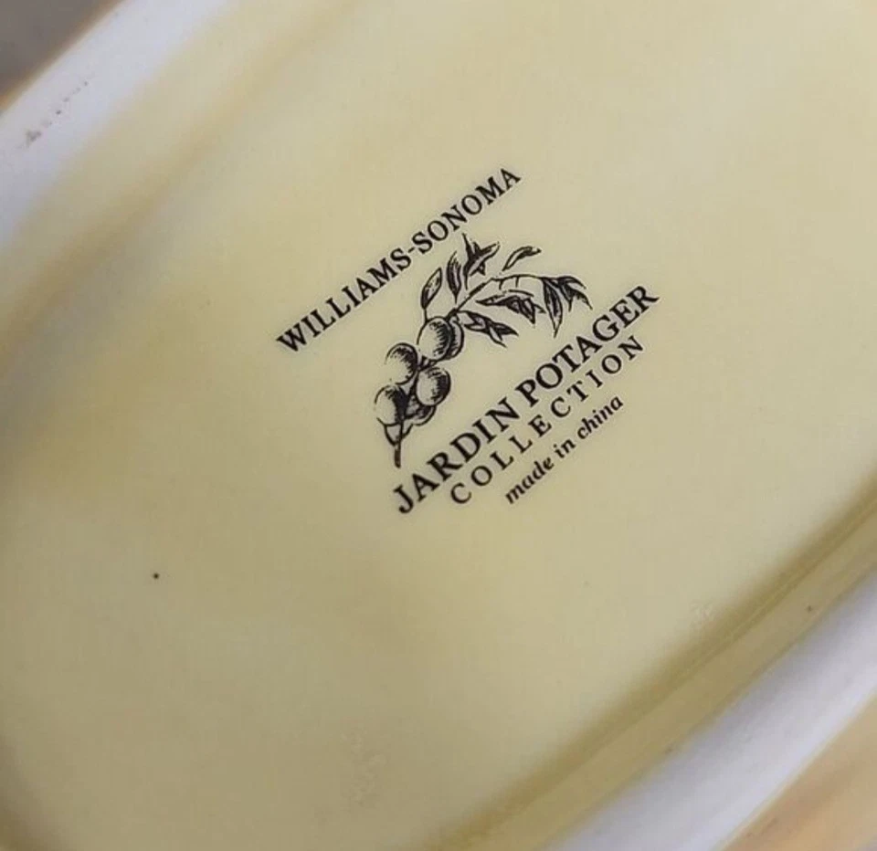 Williams Sonoma Campana Calabaza Plato Jardín Potager Colección Foto 4 de 4