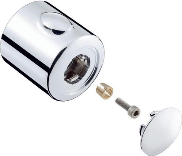 Hansgrohe 96619000 Ab-/Umstellgriff Ecostat 1001 Sl Chrom Ecostat 1001 Sl-image