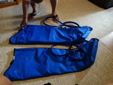 Long, full size compression boots and pump, hospital grade