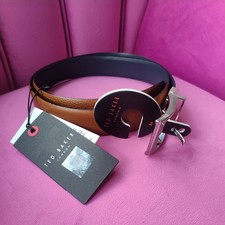 Image of Ted Baker Kramer Leather Belt - Tan - Size 34, Brand New - RRP £49