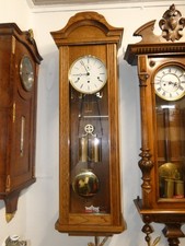 4C285 KIENINGER Wiener Wanduhr-WESTMINSTER-8 Staben-2XABSTELLUNG-110cm H