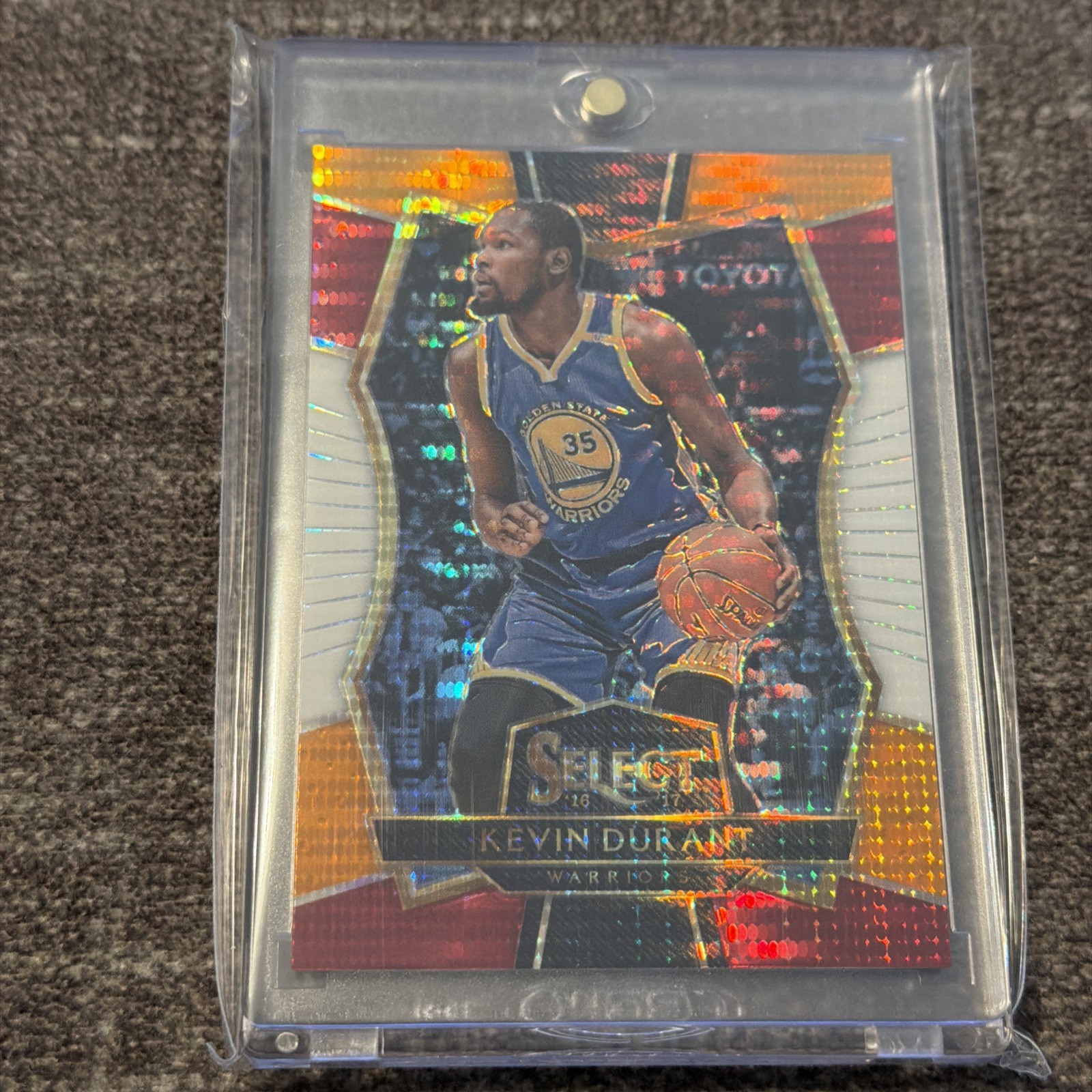 2016 Panini Select #116 Kevin Durant GEM-MT Silver Tri Color Prizm