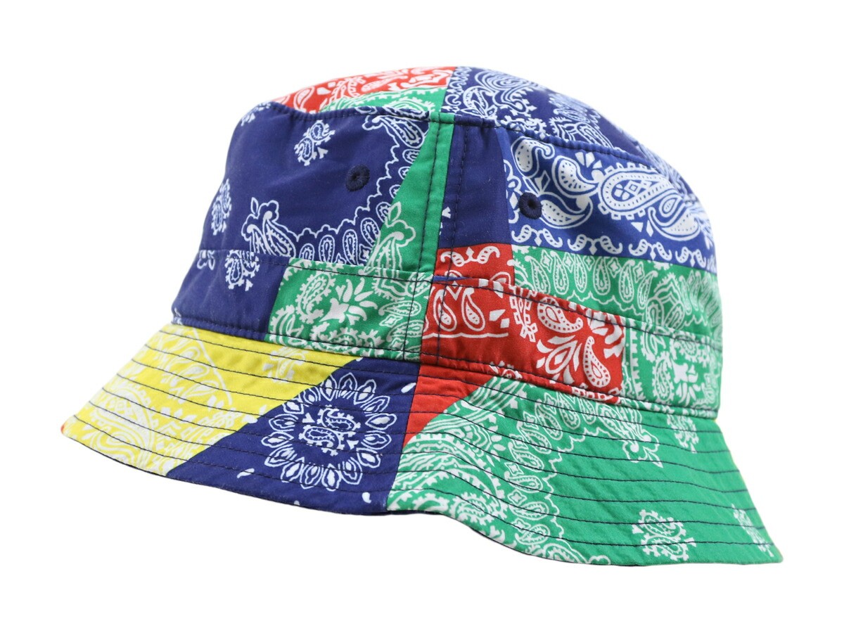 NWT Polo Ralph Lauren Colorful Patchwork Bucket Hat Patchwork Denim Polo Patchwork Hat Nwt Polo Ralph Lauren  main image 4
