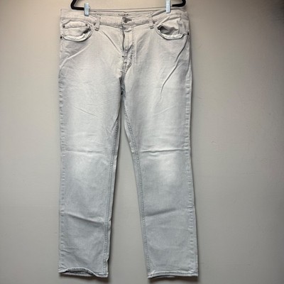Goodfellow & Co Slim Jeans Mens 40x32 Light Gray Excellent Fair Trade Denim 9309