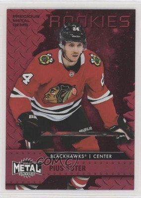 2020 Skybox Metal Universe Rookies PMG Red 54/90 Pius Suter #147 Rookie RC 07ss
