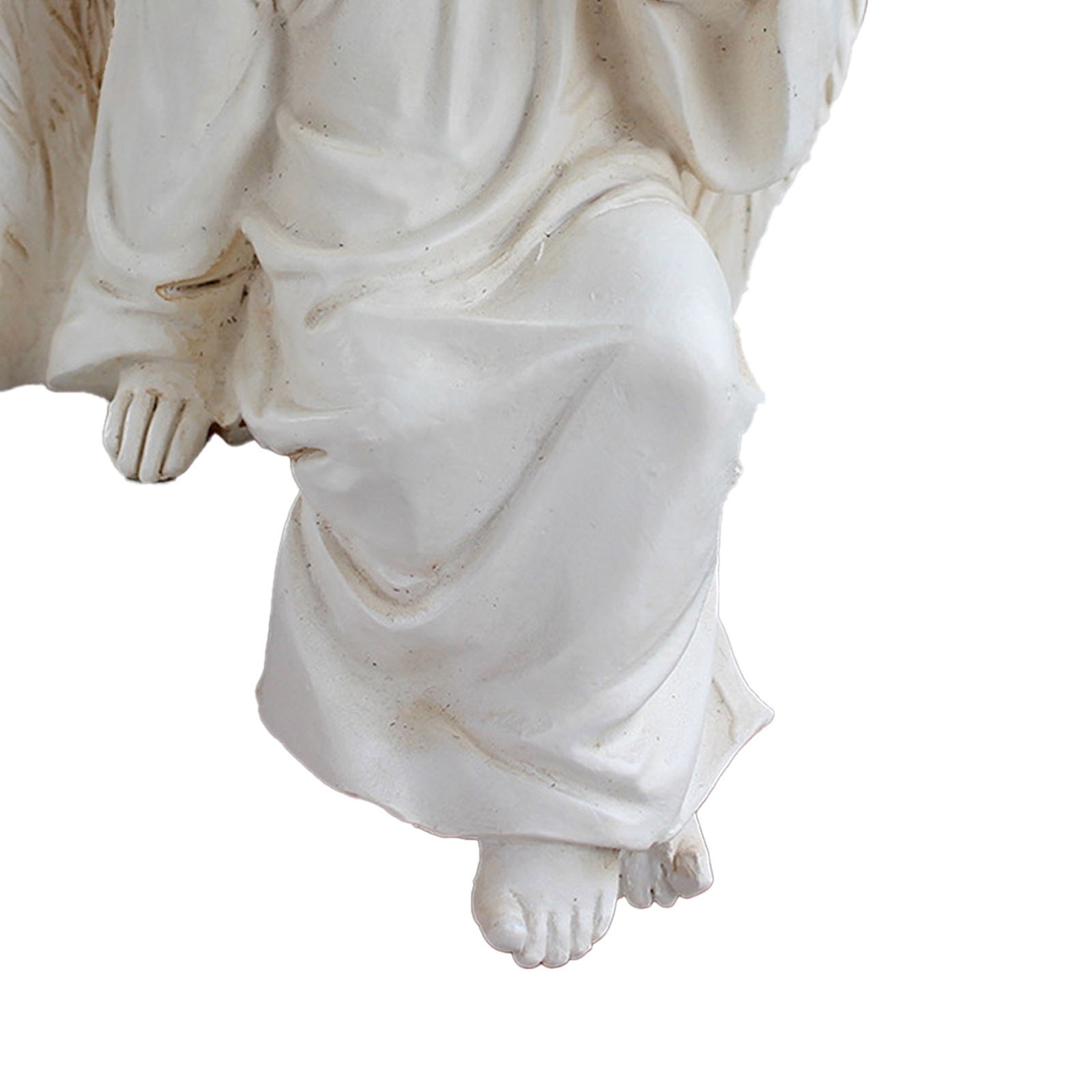 Delicate Resin Angel Sculpture For Home Garden Vintage Ornament For Courtyard