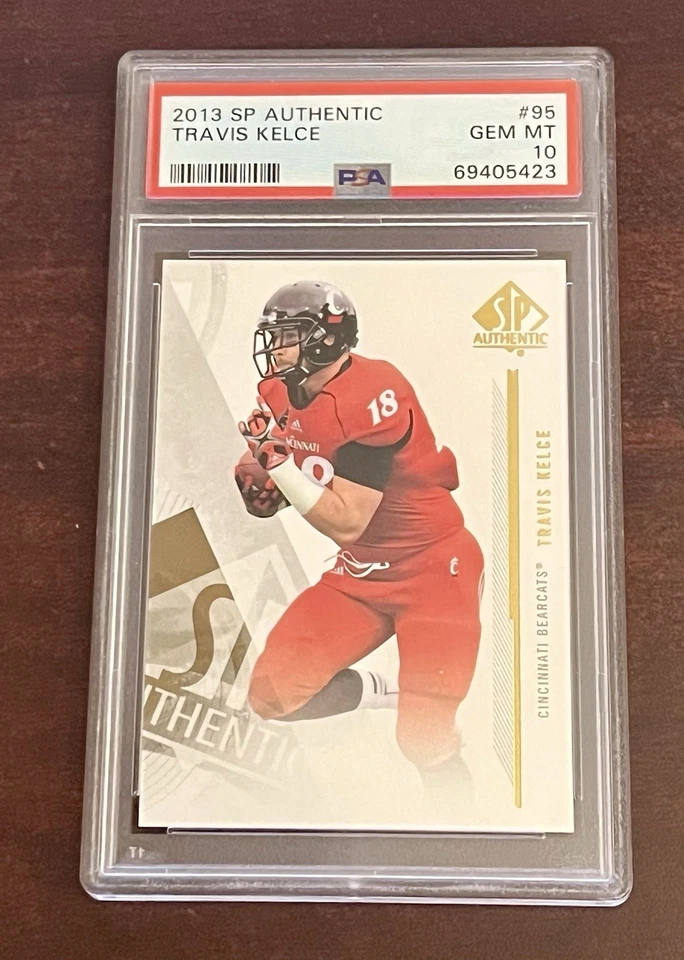 2013 SP Authentic Travis Kelce Rookie #95 PSA 10 - Image 4 of 4
