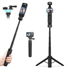 VRIG 20.8" Osmo Pocket3 Extenable Mini Tripod for Go Pro Camera,Portable Self...