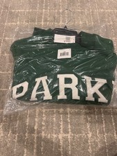 PARKE Green Mock Neck Sweatshirt S/M Long Sleeve